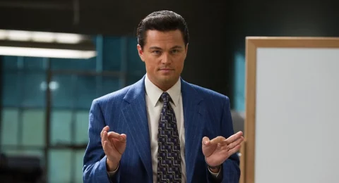 di caprio wolf of wall street